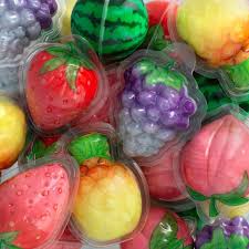 Gomas 3D frutas