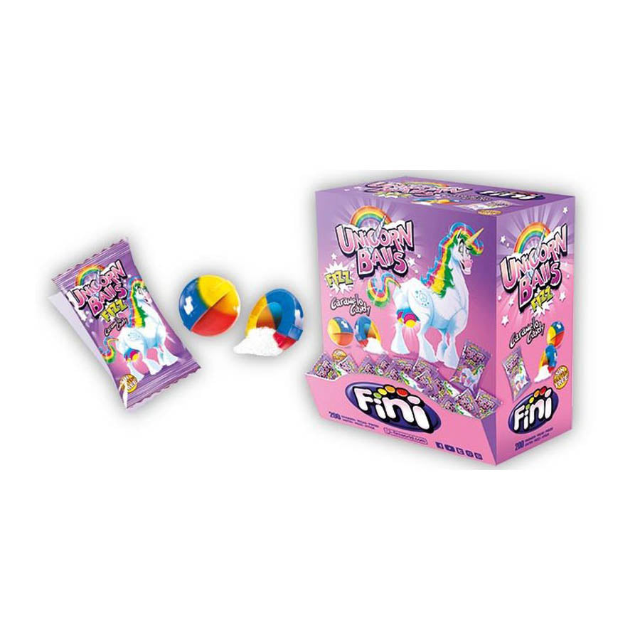 Chiclete Recheada Unicorn Balls