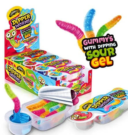 Dipper Worms Sour Gel